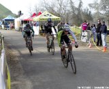 The chase group in the Elite men's race. Socal vs. Norcal Cyclocross Championships. © Tim Westmore